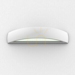 Wall lamp Crescent L wall plaster 230 V Led E14 2x6 W. small 3