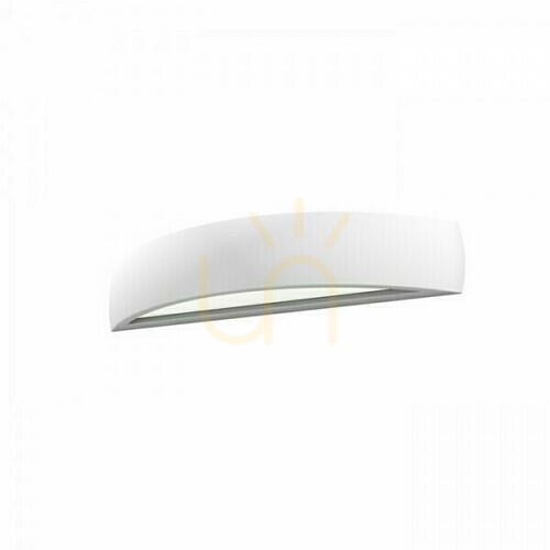 Check Wall lamp Crescent L wall plaster 230 V Led E14 2x6 W.