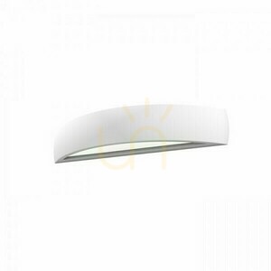 Wall lamp Crescent L wall plaster 230 V Led E14 2x6 W. small 0