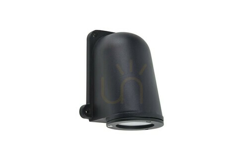 Check Outdoor Wall Lamp Lutec ANCOR Black Aluminum 10W 5115001012