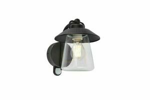 Outdoor Wall Lamp Lutec CATE Black Aluminum 1-Light 5264207213 small 1