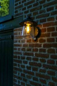 Outdoor Wall Lamp Lutec CATE Black Aluminum 1-Light 5264207213 small 4