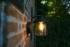 Outdoor Wall Lamp Lutec CATE Black Aluminum 1-Light 5264207213 small 6