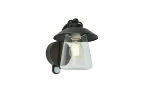 Outdoor Wall Lamp Lutec CATE Black Aluminum 1-Light 5264207213 small 0