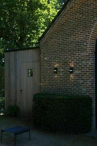Lutec MIKA 5117201012 outdoor wall light, up/down 2 × GU10 max 14 W + LED stripe, IP54, matt black, 19 × 7.9 × 6.8 cm small 3