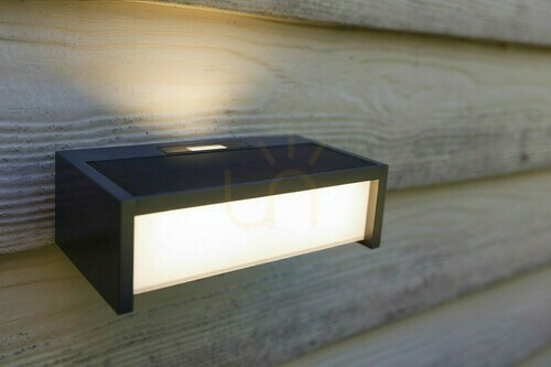 Check Lutec TELIS solar outdoor wall light 11 W 3000 K dark grey with motion sensor 6929701335