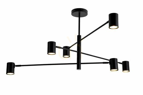 Check PEDRO PEN4104-6BK Pendant Lamp Black 6xGU10