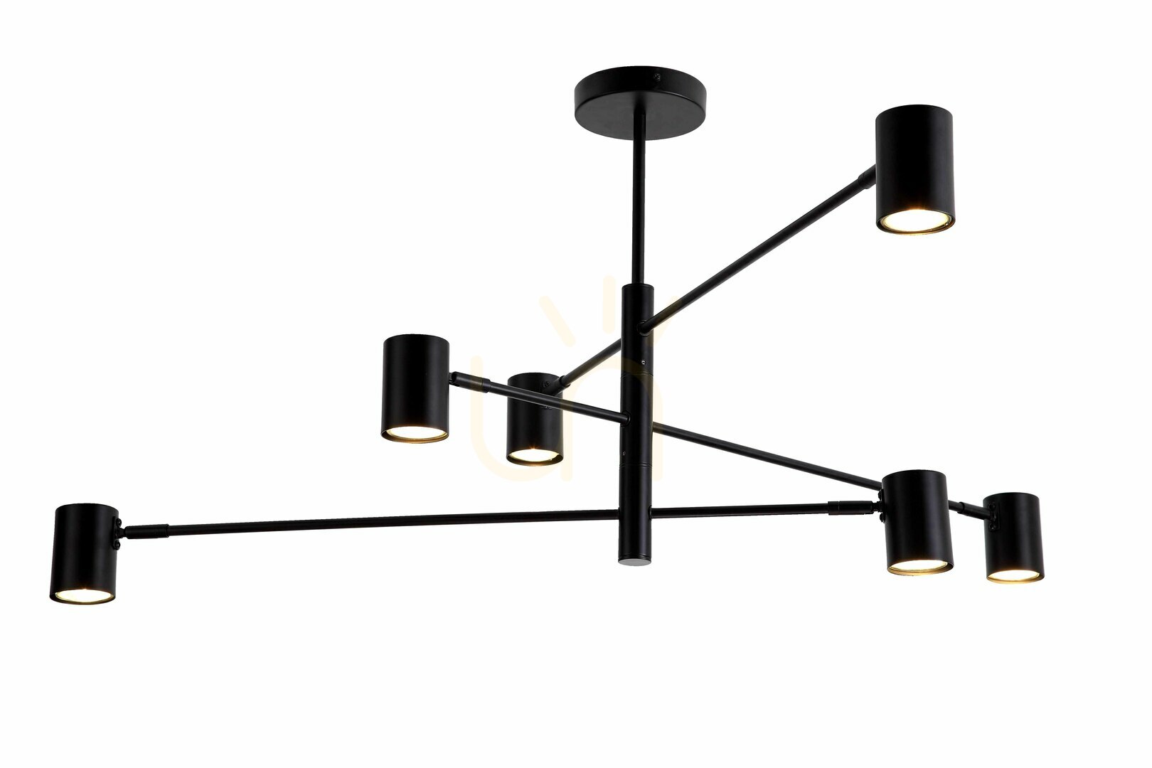 PEDRO PEN4104-6BK Pendant Lamp Black 6xGU10