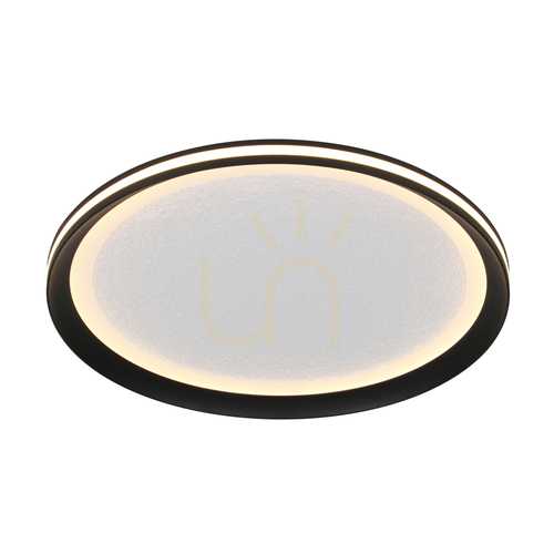 Check Italux Artizo LED Plafond Black 41.5 cm 24W PLF-02326-M-BK