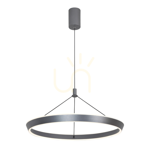Check Italux Ottana LED Pendant Lamp Grey 60 cm PND-64739-M-GR