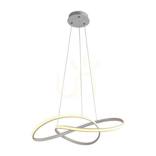 Check Italux Consa LED Pendant Light White 50 cm PND-19221C-WH