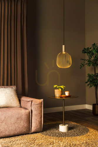 Check Lucide ESTEREL Taupe Metal Pendant Light Ø25 cm 1xGU10 MR11 21446/25/41