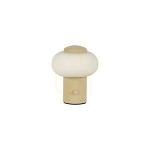 Lucide GUSTAV Cream Rechargeable LED Table Lamp 0.8 W 2700 K Touch Dimmable Ø 8 cm 44520/01/38 small 2