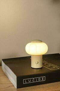 Lucide GUSTAV Cream Rechargeable LED Table Lamp 0.8 W 2700 K Touch Dimmable Ø 8 cm 44520/01/38 small 4
