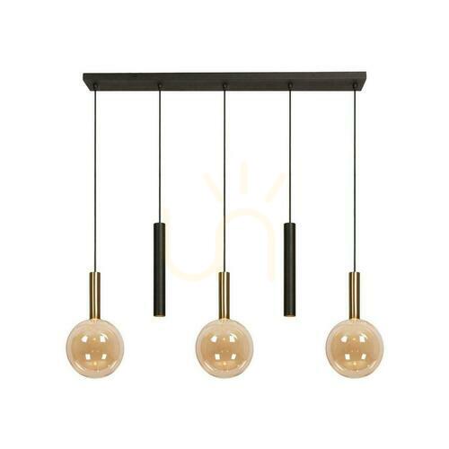 Check Lucide Josiane Copper Glass Pendant Lamp 21441/05/62