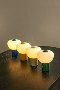 Lucide GUSTAV Green Glass LED Table Lamp 44521/01/33 small 5