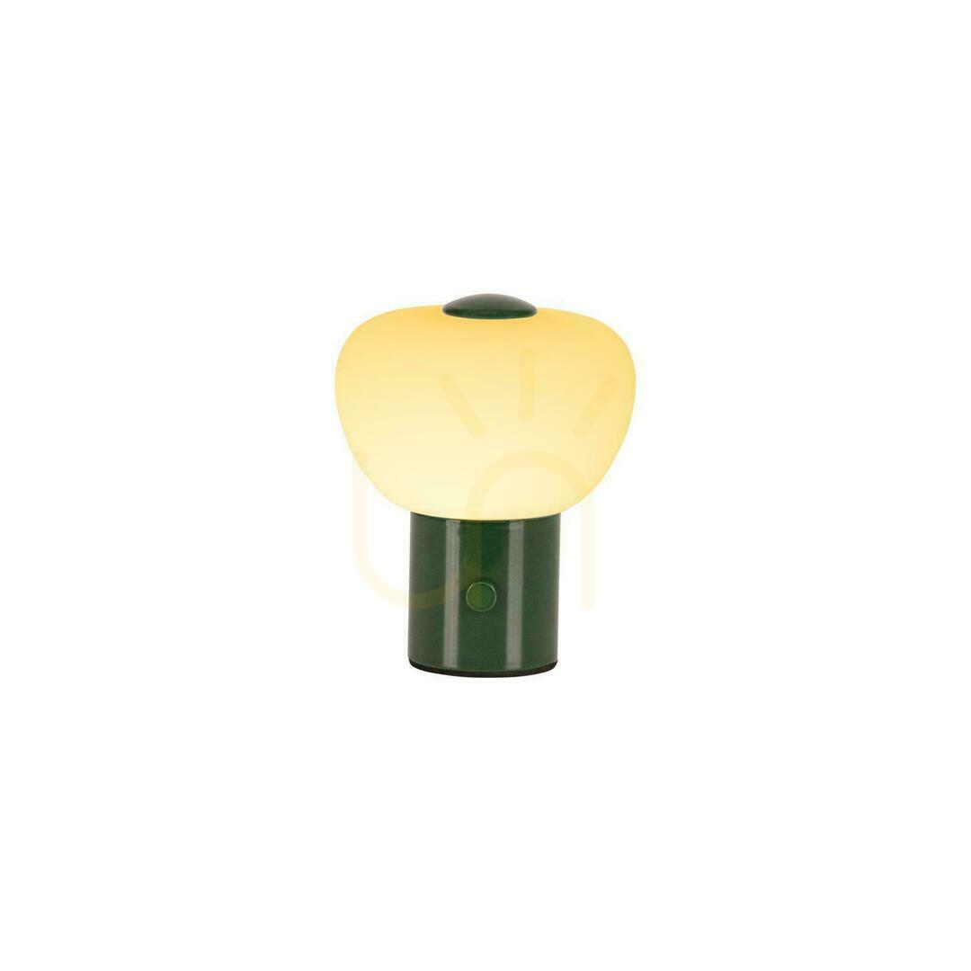 Lucide GUSTAV Green Glass LED Table Lamp 44521/01/33