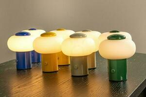 Lucide GUSTAV LED Table Lamp with USB Dimmable Glass 44521/01/34 small 5