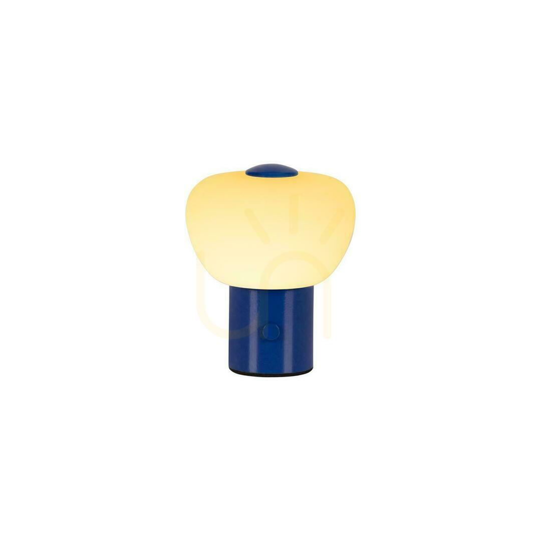 Lucide Gustav Blue Glass LED Table Lamp 44521/01/35