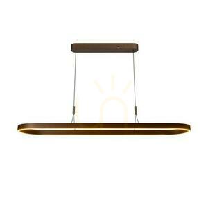 Lucide LIANE LED Pendant Light Brown Aluminum 2-Light 46404/99/97 small 1