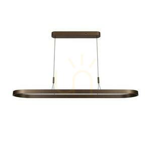 Lucide LIANE LED Pendant Light Brown Aluminum 2-Light 46404/99/97 small 2