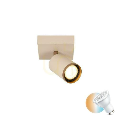Check Lucide REGINA Beige Aluminum Outdoor Ceiling Light GU10 53914/01/41