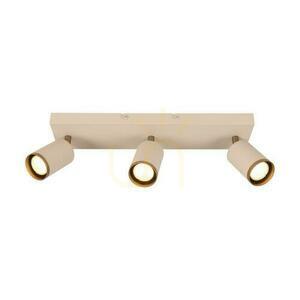 Lucide Regina Beige Aluminum 3-Light GU10 Ceiling Light 53914/03/41 small 1