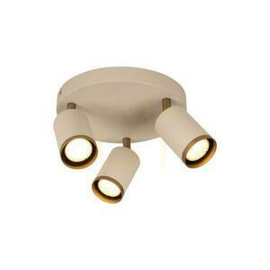 Lucide Regina Beige Aluminum Ceiling Light 3x GU10 21 cm 53914/13/41 small 1