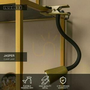 Lucide JASPER Green Metal Clamp Desk Lamp 65206/11/33 small 3