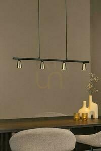 Lucide Tiana Pendant Light 4-Light Beige Black Metal GU10 65401/04/05 small 4