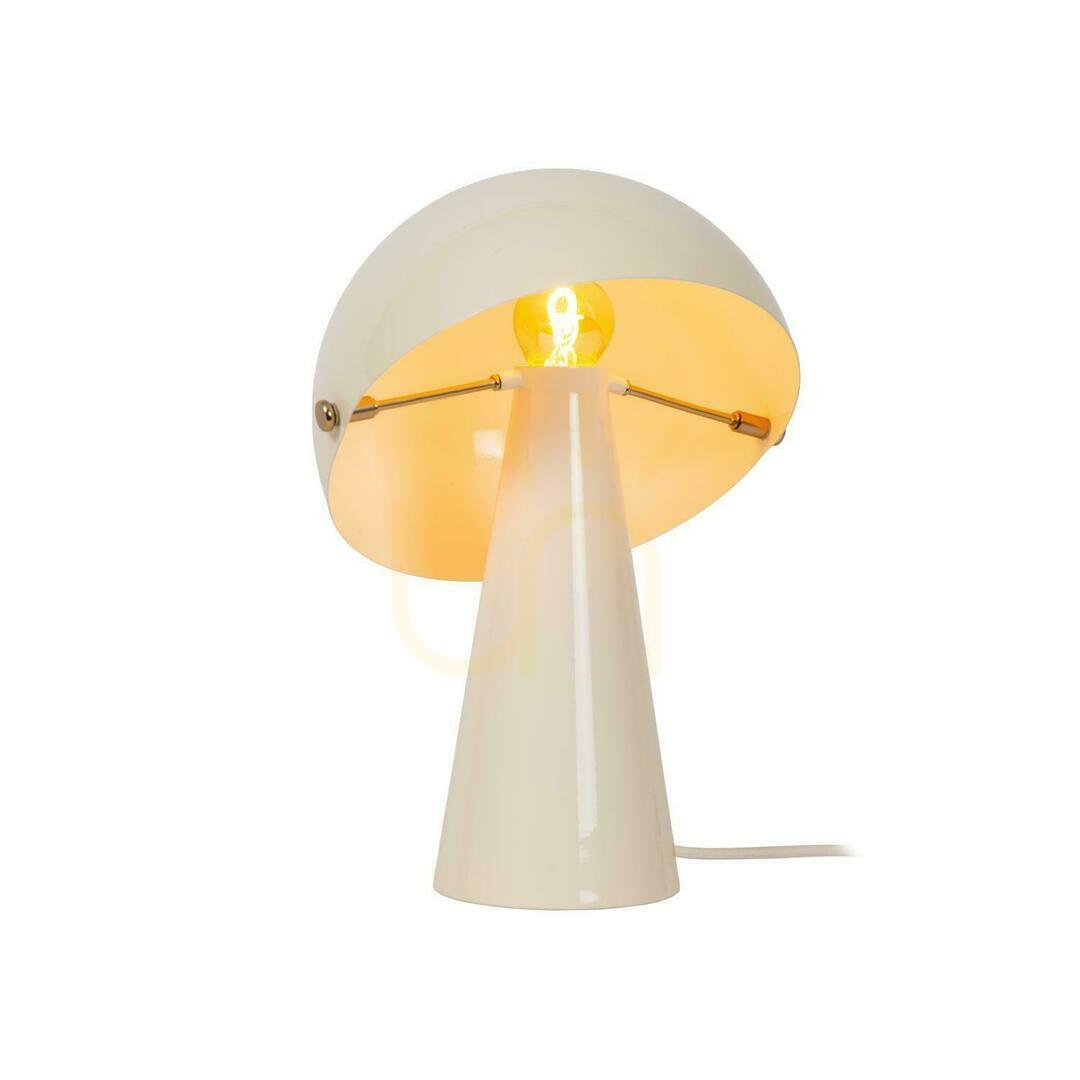 Lucide Barone Beige Gold Retro Metal Table Lamp 23 cm 65502/33/38