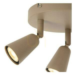 Lucide TIANA Taupe 3-Light Ceiling Spotlight GU10 65901/13/41 small 3