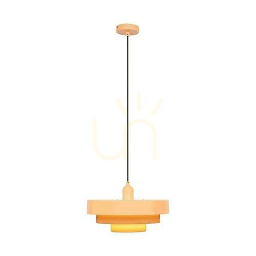 Check Lucide Runa Pink Metal Retro Pendant Light 35 cm 21443/35/66