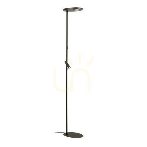 Check Lucide ORTOLAN Black Metal LED Floor Lamp 177 cm Dimmable 03752/21/30
