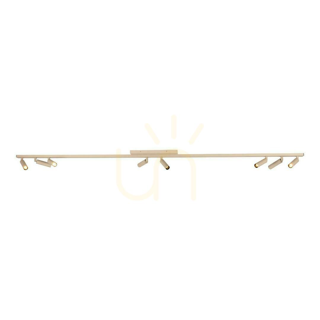 Lucide Keoni 8-Light Beige Aluminum Ceiling Light 09943/08/41