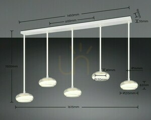 Trio TARSIA Pendant Lamp 337810531 small 5