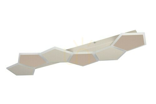 Check Trio ZAYA LED ceiling light 636819665, coffee finish, 99 cm, with remote control