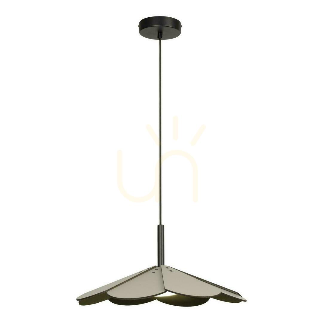Pendelleuchte Lucide BLOMSTER Grün Holz Metall 47 cm LED 9W 77493/07/33
