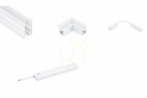 LUNA-MAG rectangle set magnetic flush-mounted lighting white small 0