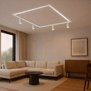 LUNA-MAG rectangle set magnetic flush-mounted lighting white small 2