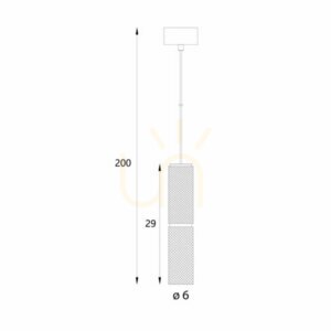 Pendant Light Max Light LOVE chrome LED 11W 3000K P0648 small 1