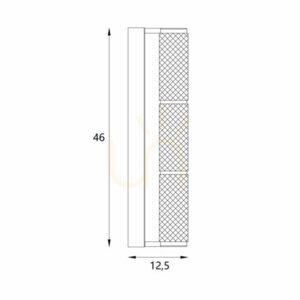 Wall Light Max Light LOVE W0423 Chrome 17W 3000K small 0