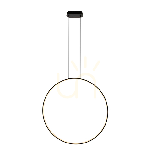 Check Pendant Light Max Light Visual 28W Black 80 cm 3000K P0654