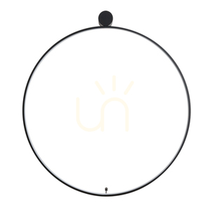 Wall Light Max Light Visual 28W 3000K Black 80 cm W0437 small 1