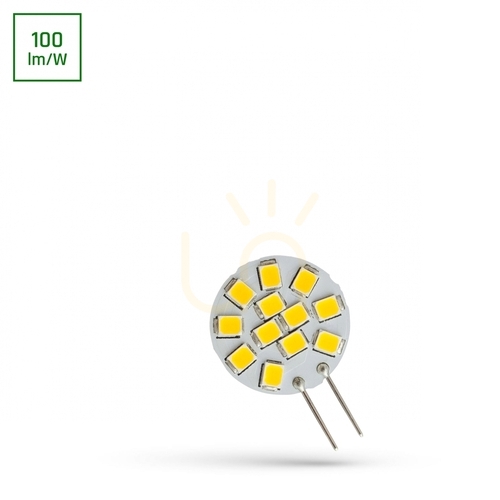 Check LED bulb G4 12V 1.2W WW 20mm Spectrum