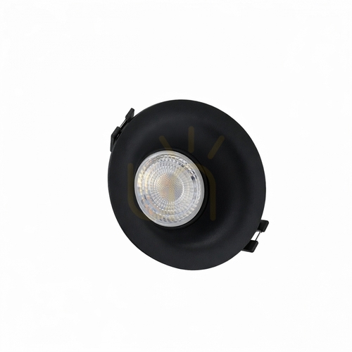 Check FialeV Basic GU10 Recessed luminaire IP20 Fi86 X41mm Black Round.