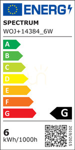 LED GU10 230V 6W WW Dimmable Spectrum bulb small 1