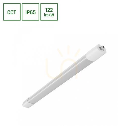 Check LIMEA SELECT Hermetic Light Bar 600mm 18W 3 CCT 230V 120 St IP65 36×46×600 White
