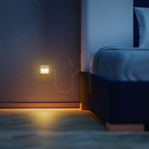 Check Lumina Pop RGBw+Dim PIR Stair Lighting 500mah Usb C White 78x80x22 2 Pack.
