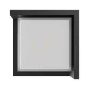 Outdoor wall lamp Verto Square Edge 10W CCT 230V 160/120 St IP65 160 X160 X100mm Black. small 1